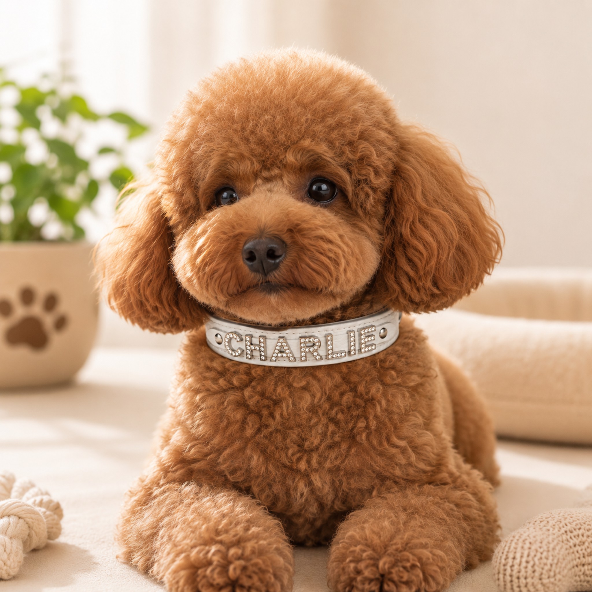 Collare Personalizzato in Ecopelle per Animali